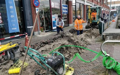 SKV en VIB Netwerken zijn bijna klaar met aanleg van glasvezelnetwerk in Veendam