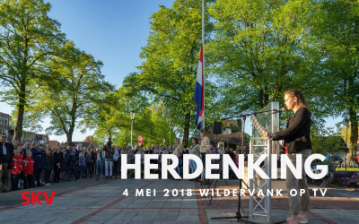 Dodenherdenking Wildervank live op TV via SKV