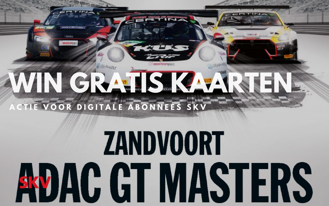 Win kaarten voor ADAC GT Masters 17 en 19 augustus 2018