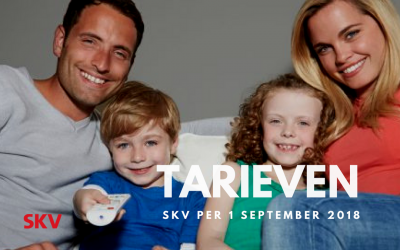 Minimale wijzigingen SKV tarieven per 1 september 2018. Mooiere pakketten