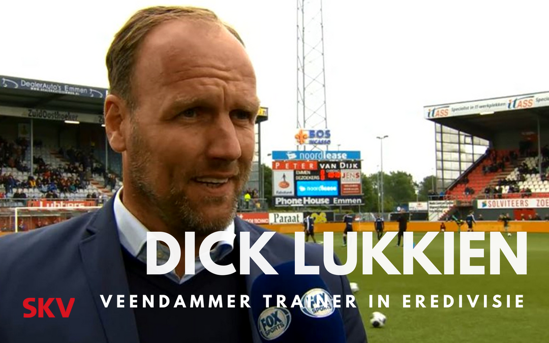Volg Veendammer eredivisietrainer Dick Lukkien via Fox Sports