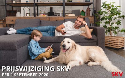 Prijswijziging SKV per 1 september 2020