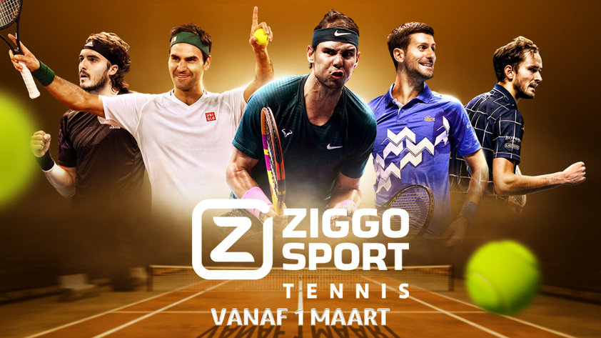 Ziggo Sport Totaal lanceert Ziggo Sport Tennis – gratis bij SKV van 1 t/m 7 maart 2021