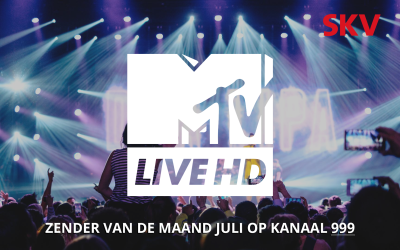 MTV Live HD zender van de maand juli 2022
